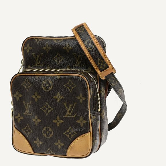 LOUIS VUITTON Amazon Crossbody Shoulder Bag Monogram Leather - Picture 1 of 16